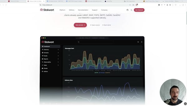 Livestream Recording - Self-hosting email, SMTP Relay, Kagi, Project Hail Mary