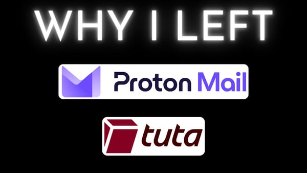 YouTube - Why I Left Proton Mail and Tuta for Stalwart